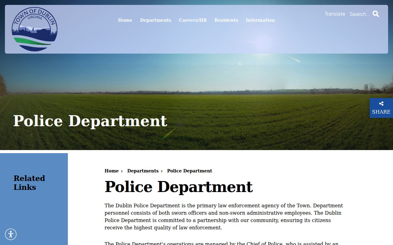 Dublin criminal records and Police Department information